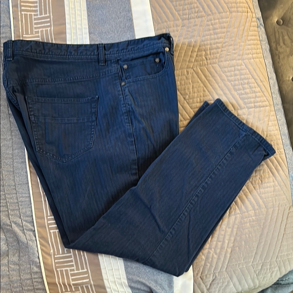 ALESBURY Five Pocket Herringbone Stitch Navy Blue Pant 41/29*